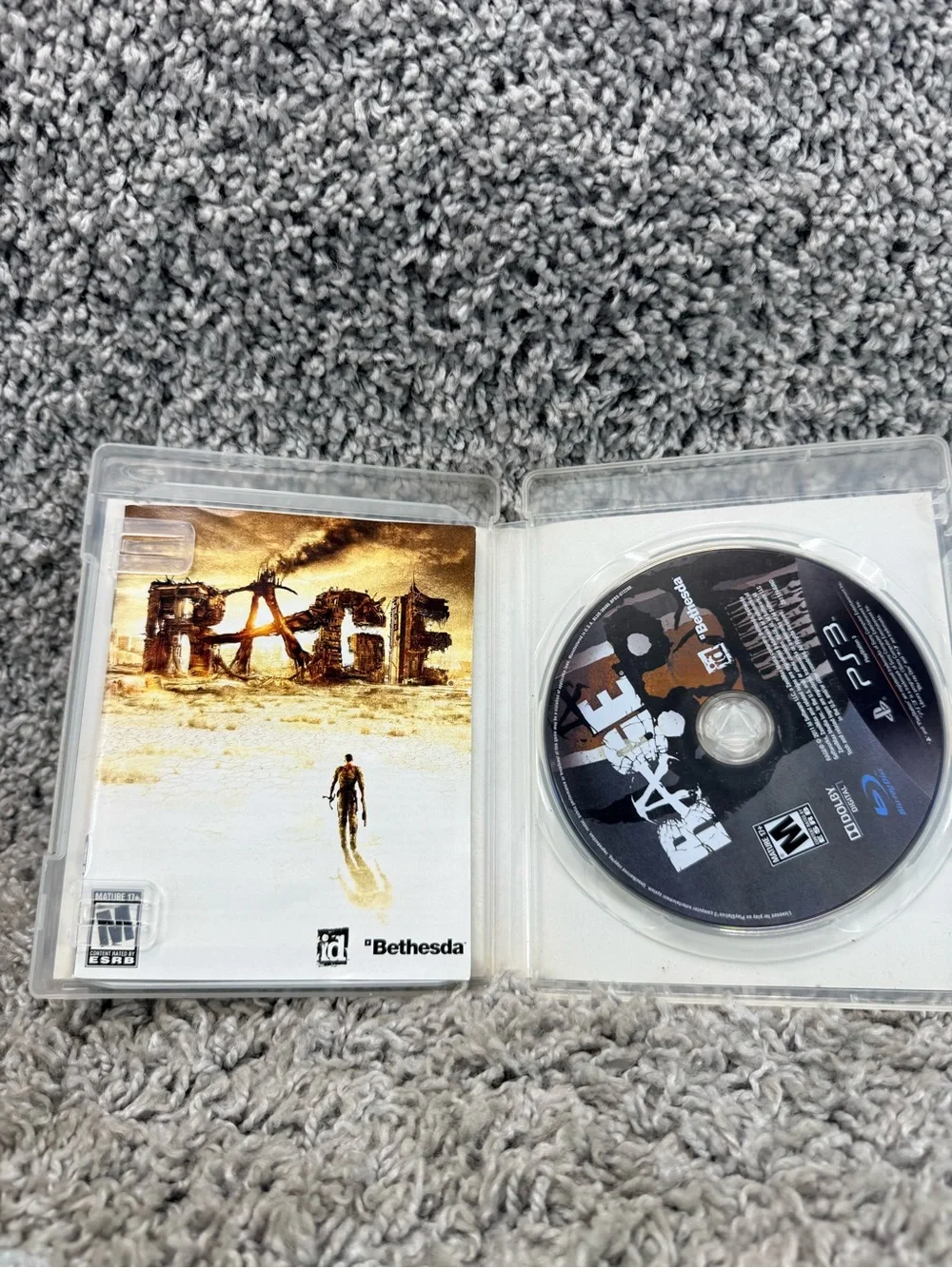 RAGE (PS3) Video Game - White Cover